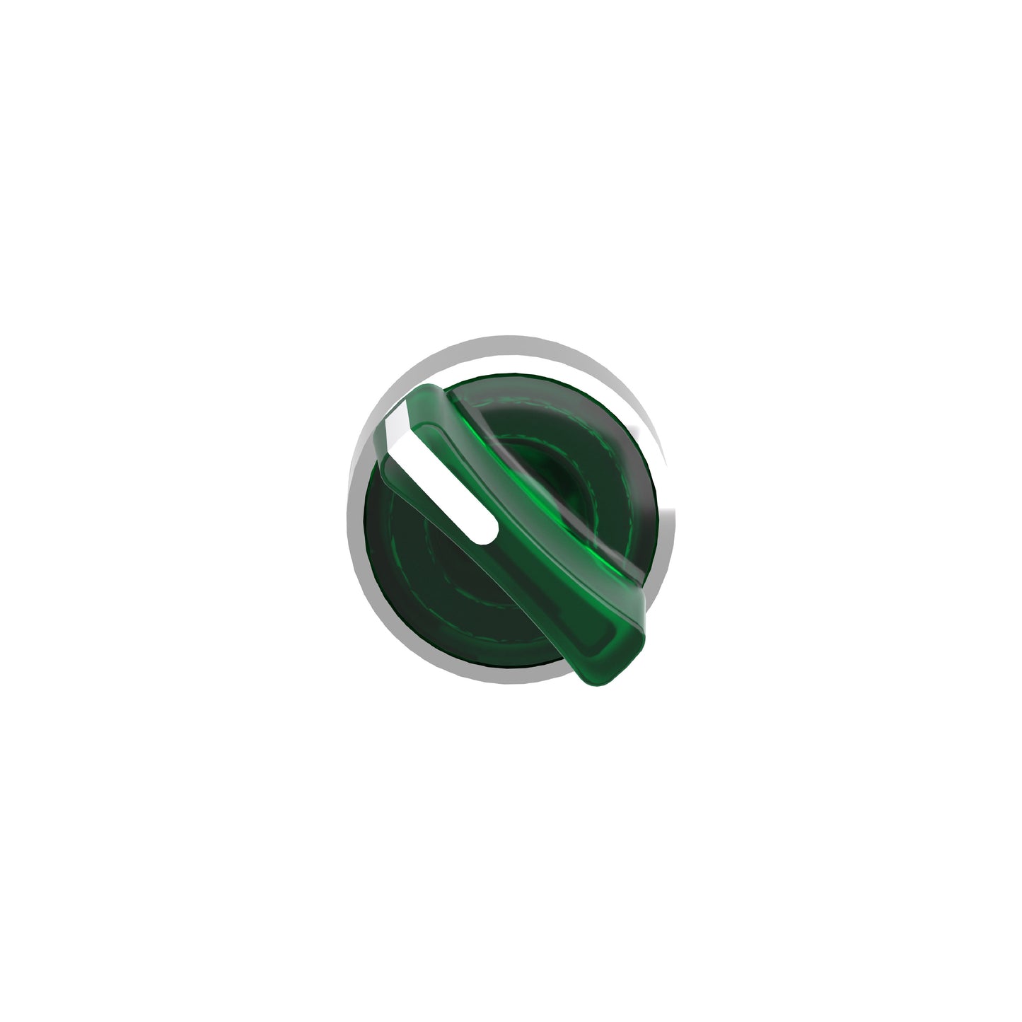 Cabeza Selector Iluminado -2 Posiciones-Ø 22-Verde Schneider Electric ZB4BK1233