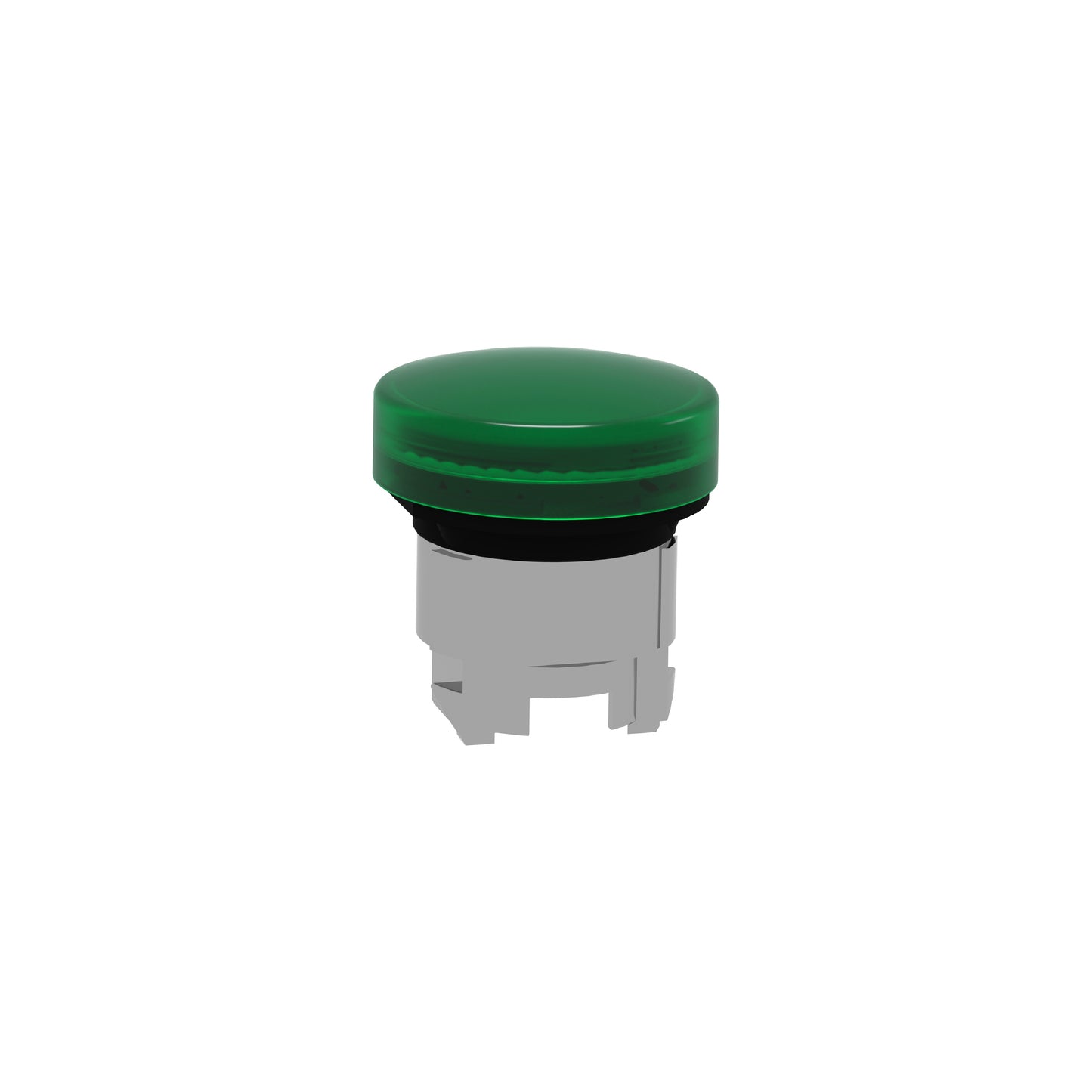 Cabeza Piloto Luminoso-Ø 22-Redonda-Lentes Lisas Verdes Schneider Electric ZB4BV033