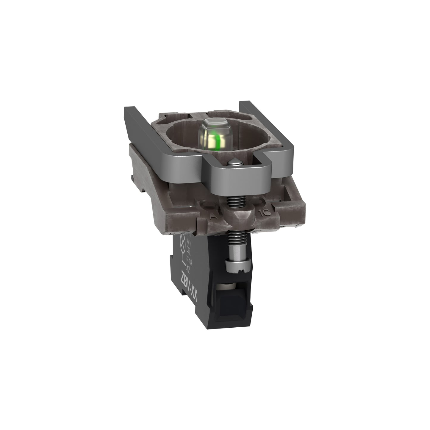 Cuerpo para Piloto Luminoso-ZB4-LED Integral Blanco-24 V Schneider Electric ZB4BVB1