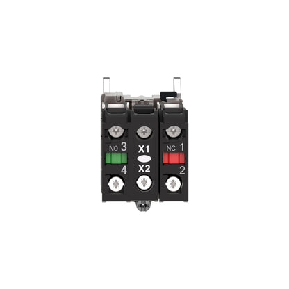 Cuerpo Pulsador Luminoso-Ø 22-Base Ba 9 S 1 Na + 1 NC Schneider Electric ZB4BW065