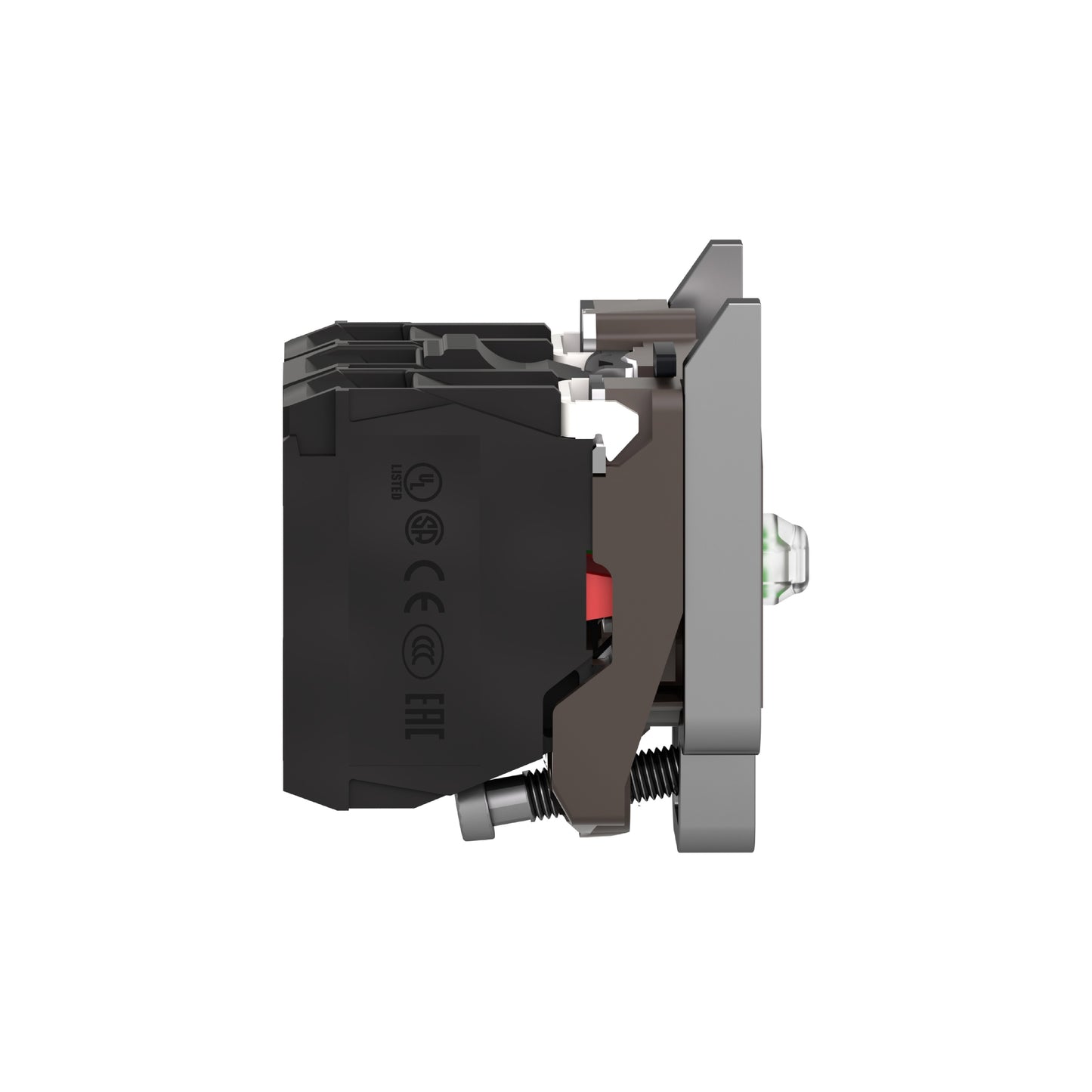 Cuerpo para Botón de Control Iluminado-Ø 22-LED Integral Blanco 1 Na + 1 NC Schneider Electric ZB4BW0B15