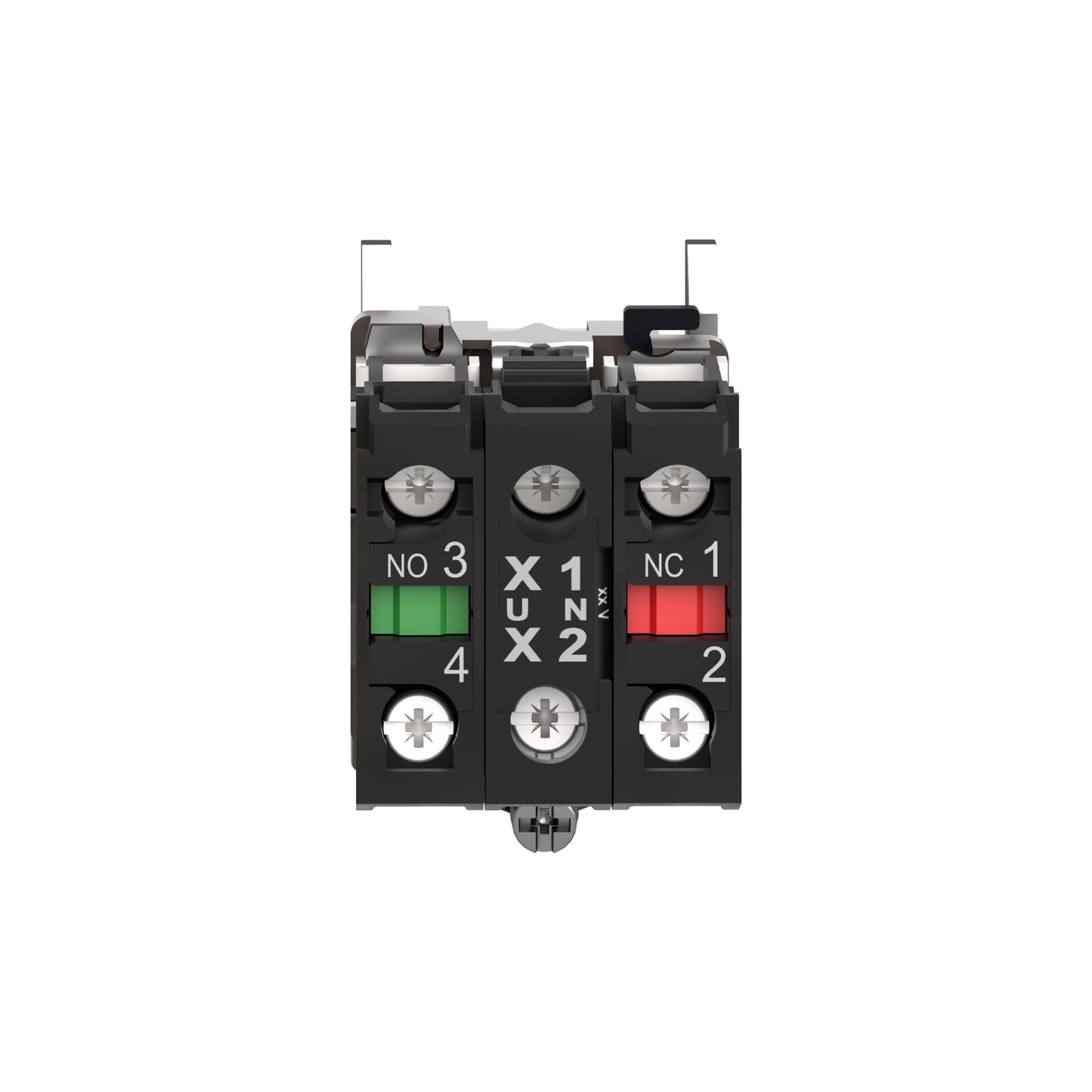 Cuerpo para Botón de Control Iluminado-Ø 22-LED Integral Blanco 1 Na + 1 NC Schneider Electric ZB4BW0B15