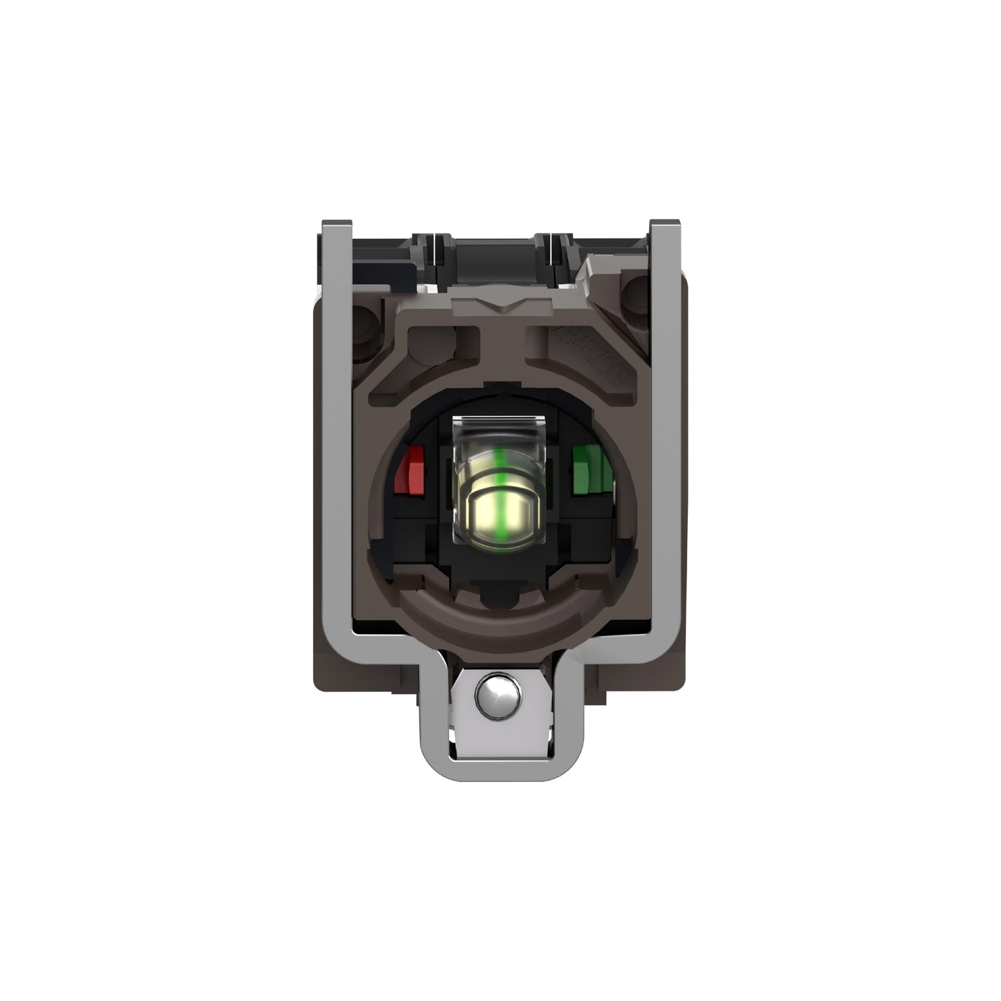 Cuerpo para Botón de Control Iluminado-Ø 22-LED Integral Blanco 1 Na + 1 NC Schneider Electric ZB4BW0B15