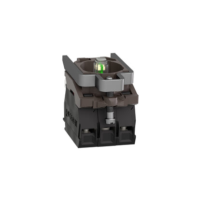 Cuerpo para Botón de Control Iluminado-Ø 22-LED Integral Blanco 1 Na + 1 NC Schneider Electric ZB4BW0M15
