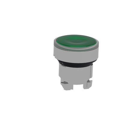 Cabeza de Pulsador Iluminado-Ø 22-Verde Schneider Electric ZB4BW333