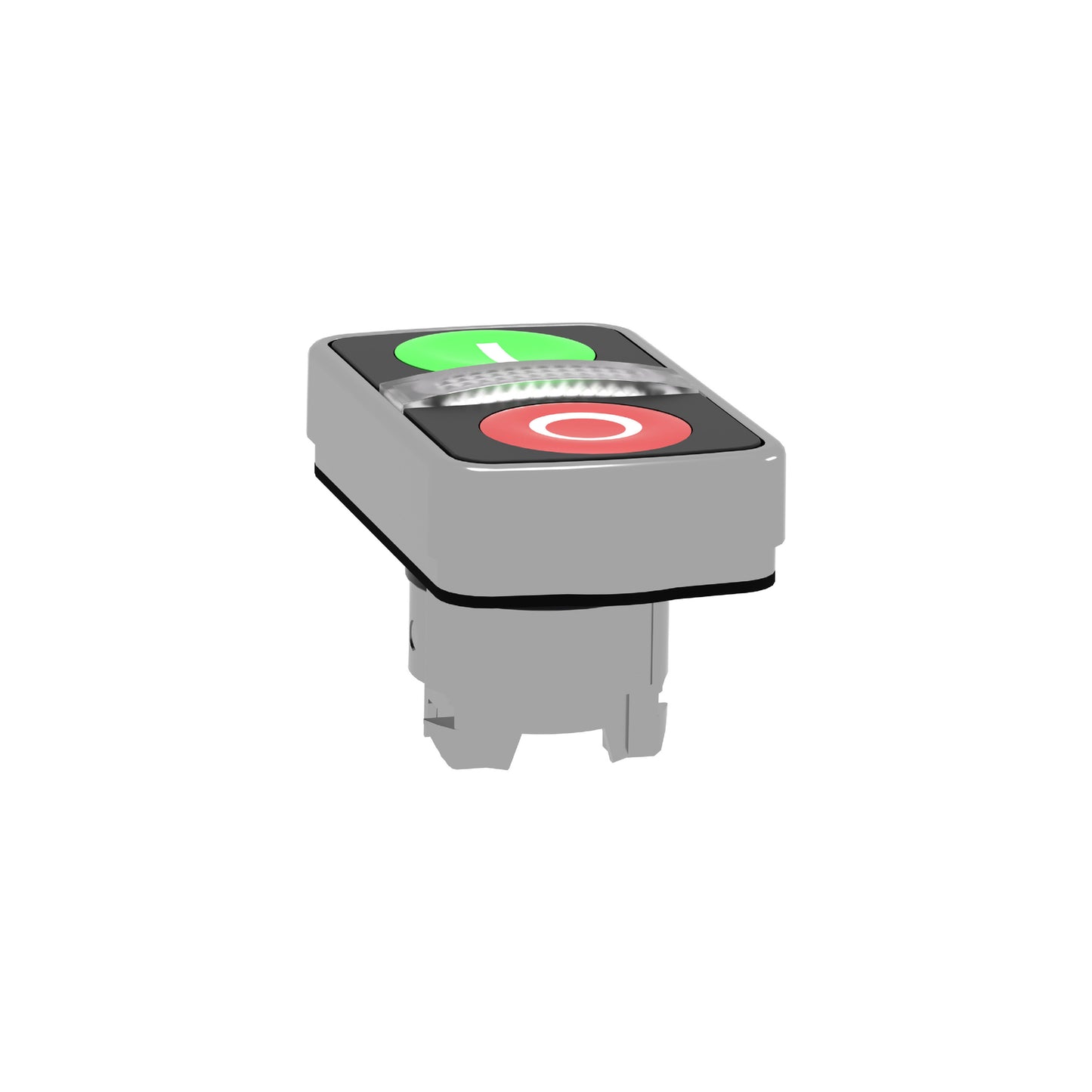 Cabeza de Pulsador de Dos Accionad.-Ø 22-Verde + Rojo-E-S-IP66, IP69 K Schneider Electric ZB4BW7A3741