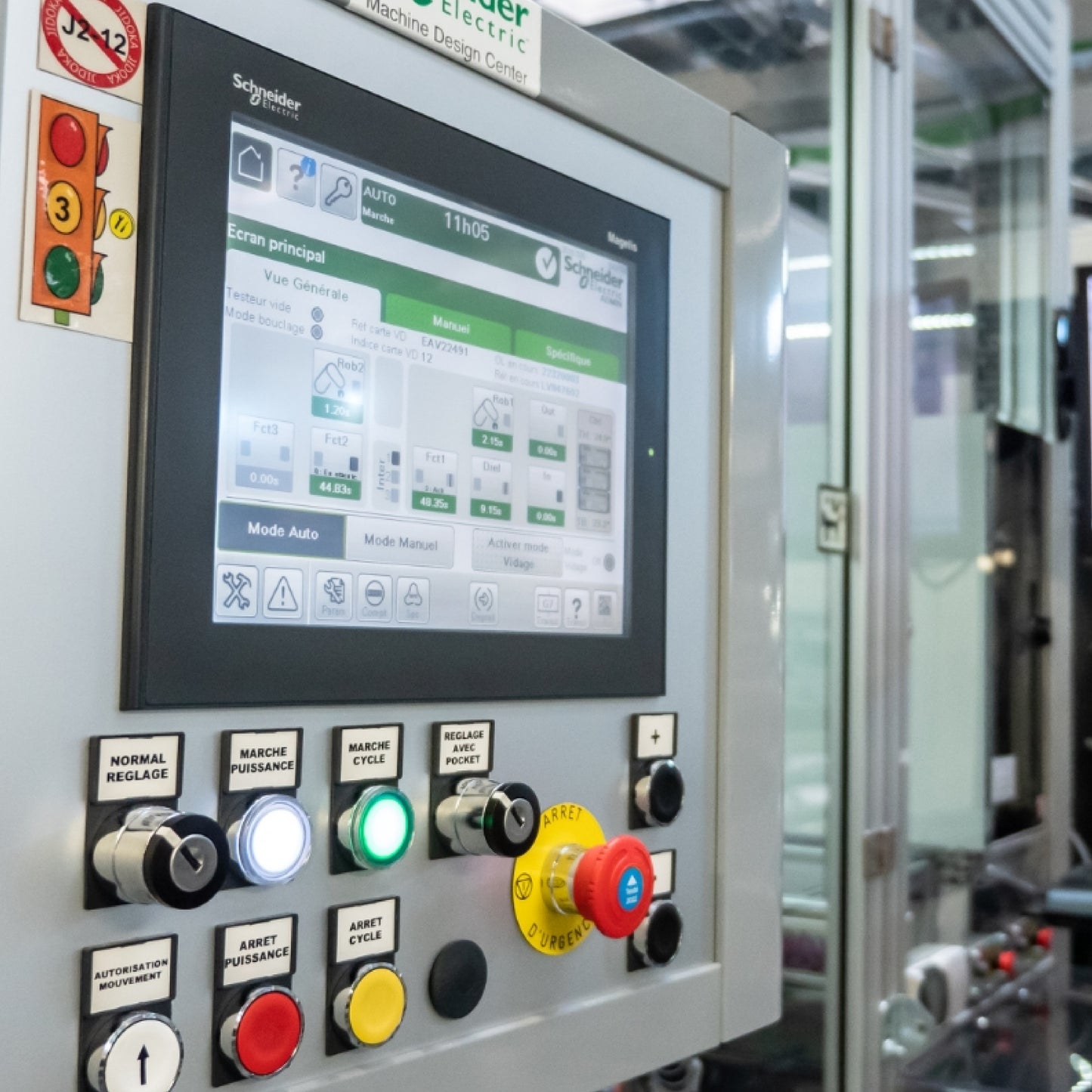 Cabeza de Pulsador de Dos Accionad.-Ø 22-Verde + Rojo-E-S-IP66, IP69 K Schneider Electric ZB4BW7L3741