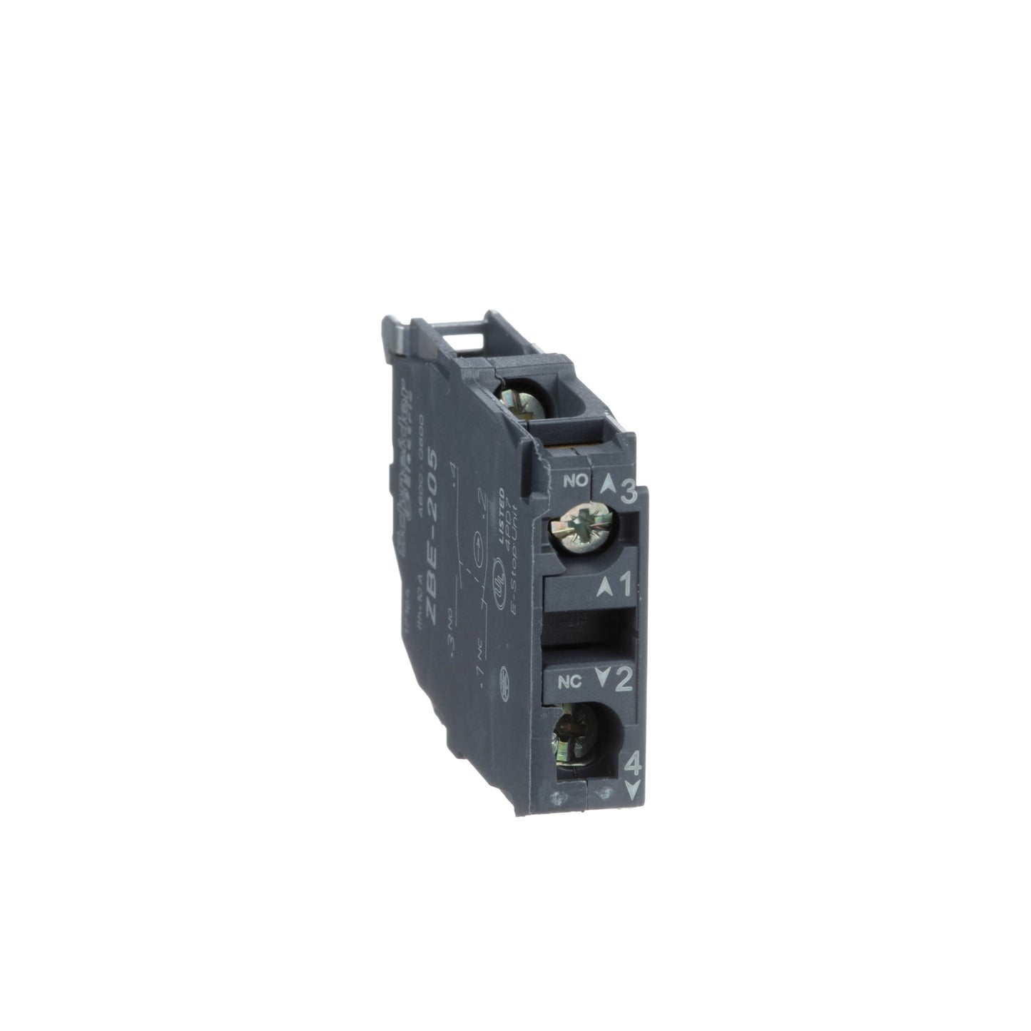 Elemento de Contacto para Botón de Control-Zbe Ø 22-1 Na + 1 NC Schneider Electric ZBE205