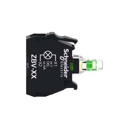 Bloque Luminoso-Ø 22-LED Integral Blanco-24 V Schneider Electric ZBVB1