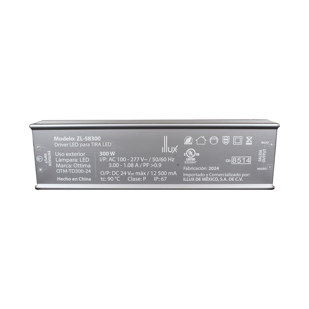 Driver LED para Tira LED 300W IP67 Illux