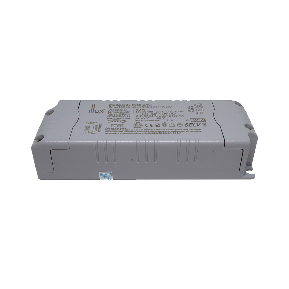 Driver para Tira LED 60W Illux