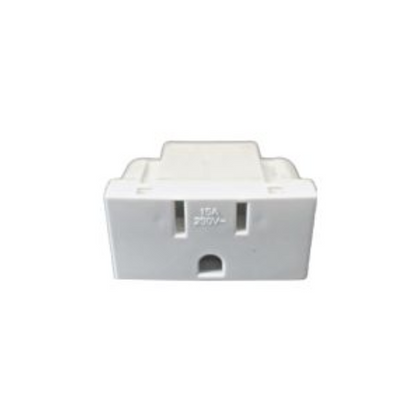 Contacto Polarizado Blanco 15A 127/250V Royer